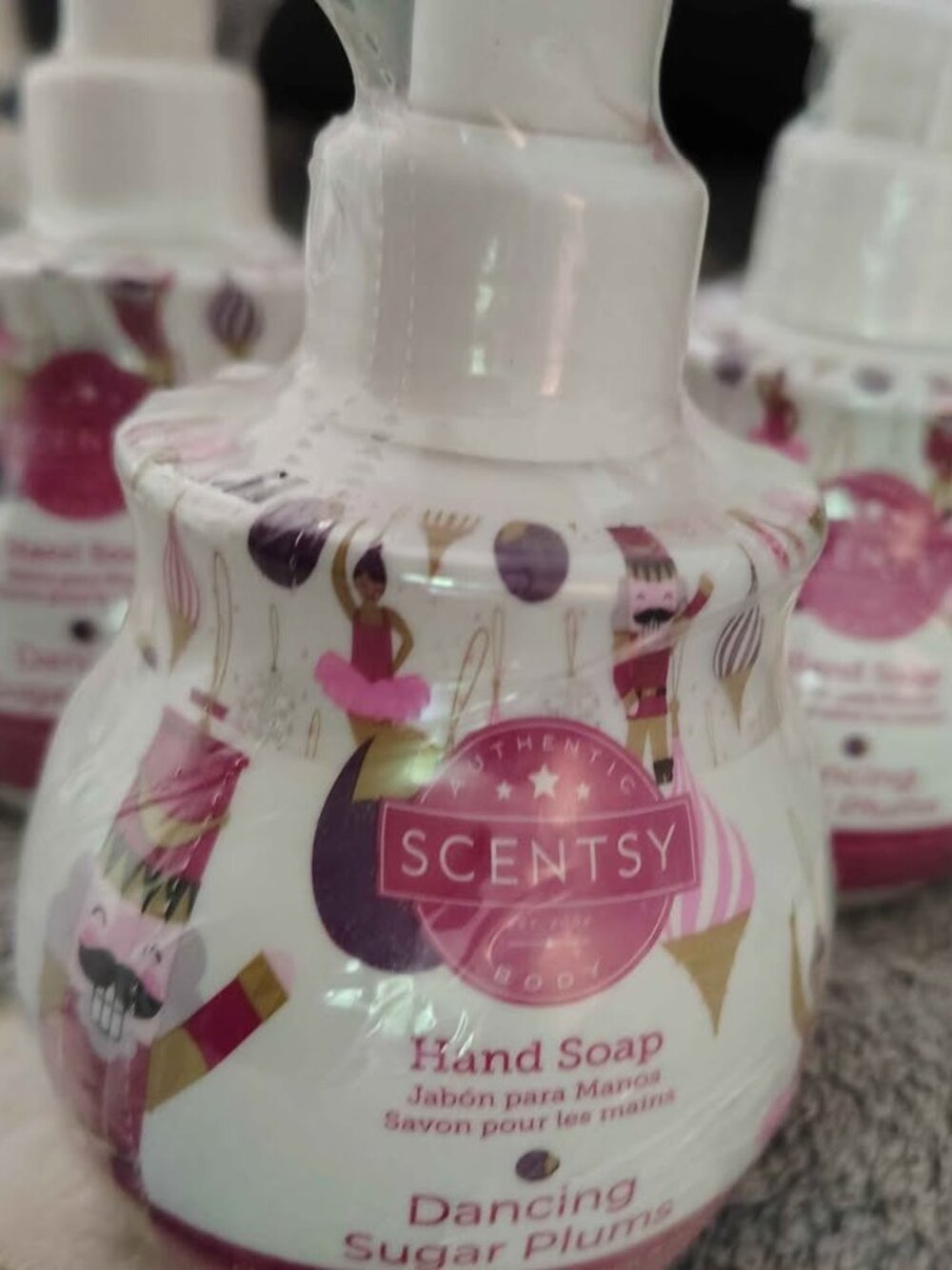 Scentsy 3pc Dancing Sugar Plums Hand Soap